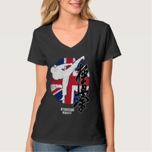 Kyokushin England Karate English UK flag Kyokushin T-Shirt