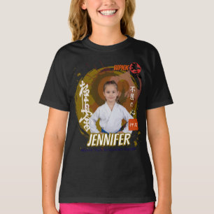 Kyokushin Girl Brown Belt Personalised Team T-Shirt