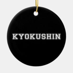 Kyokushin Karate Ceramic Tree Decoration