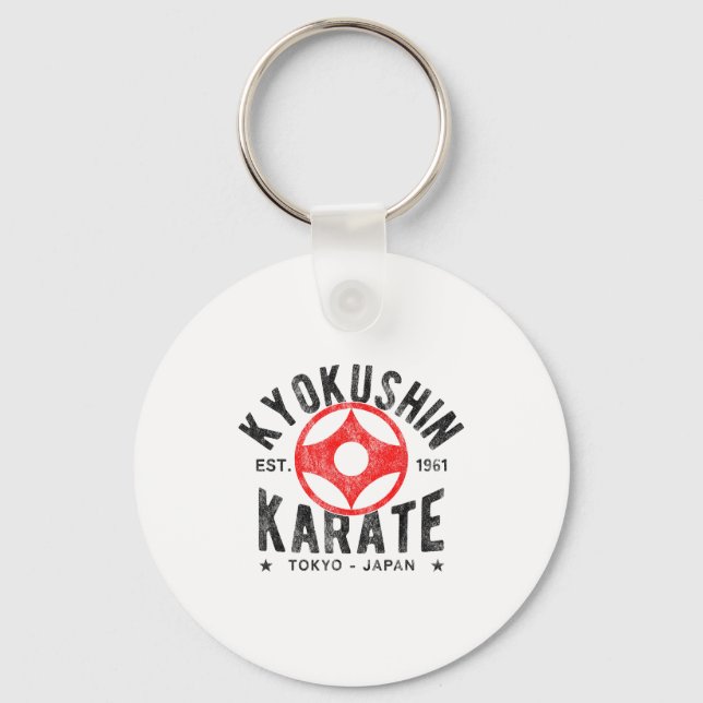 Kyokushin Karate Do Martial Arts Japan Tokyo Vinta Key Ring (Front)