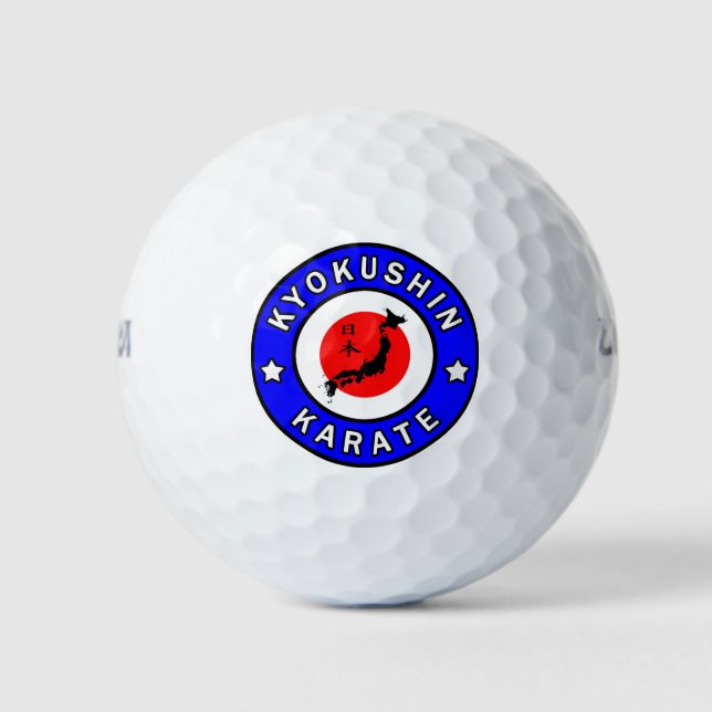 Kyokushin Karate Golf Balls (Front)