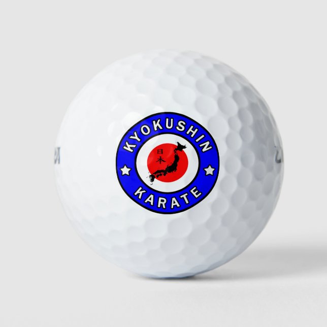 Kyokushin Karate Golf Balls (Front)