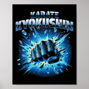 Kyokushin Karate Kyokushinkai Oyama Discipline Res Poster