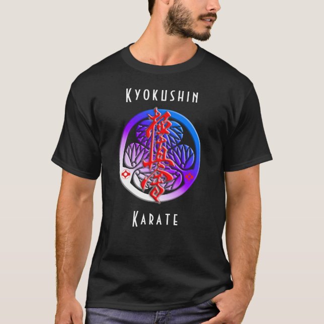 Kyokushin Karate Samurai Sigil Martial Arts Budo T-Shirt (Front)