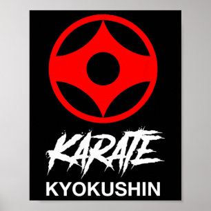 Kyokushin Karate Symbol Kyokushinkai Dojo Training Poster