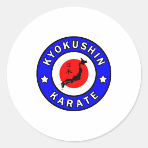 Kyokushin Karate T Shirt_2 Classic Round Sticker