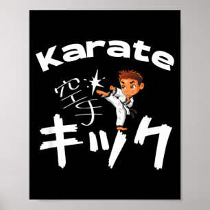 Kyokushin Kenpo Shotokan Karate for boys girls Poster
