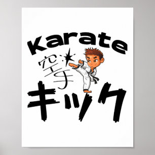 Kyokushin Kenpo Shotokan Karate For Boys  Poster
