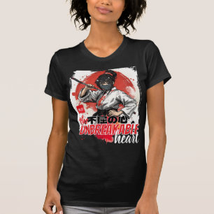 Kyokushin Unbreakable Heart Warrior Anim Ink Art T-Shirt