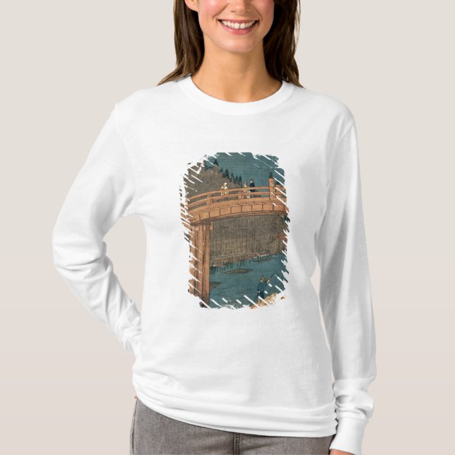 Kyoto bridge by moonlight T-Shirt (Front)