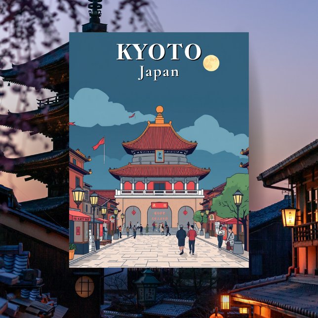 Kyoto Japan Japanese Temple Travel Postcard (Kyoto Japan Japanese Temple Travel Postcard)