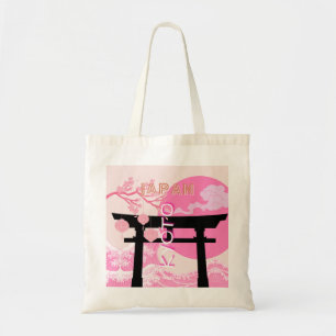 Kyoto Japan Pink Travel Art Tote Bag