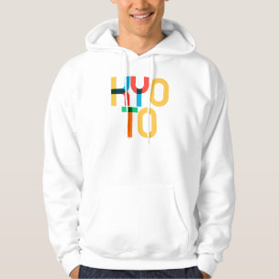 Kyoto Japan Pop Art Letters Hoodie