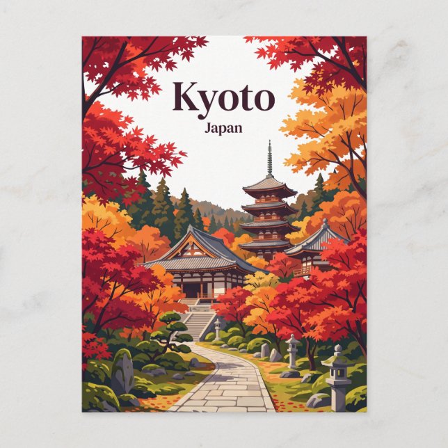 Kyoto, Japan Postcard (Front)