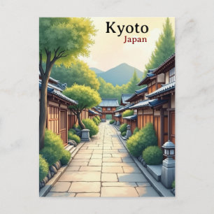 Kyoto Japan Vintage Famous Travel Place Postcard
