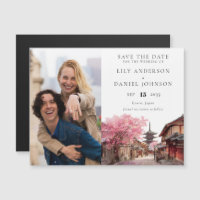 Kyoto Japan Wedding Photo Save The Date
