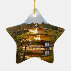 Kyoto Kinkaku Ji Japan Ceramic Tree Decoration
