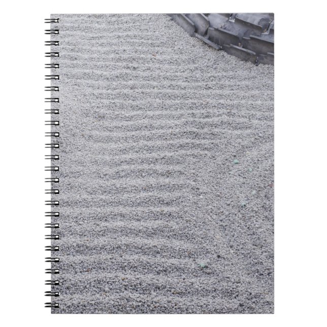 Kyoto, Kodai-ji Temple, Raked Sand Patterns Notebook (Front)