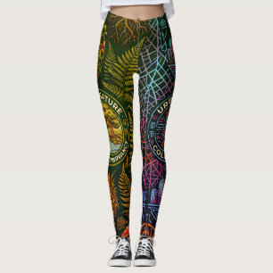 Kyoto Nature vs Urban Tech Collective Seamless Leggings