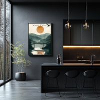 Kyoto Serenity - Zen Garden Reflections