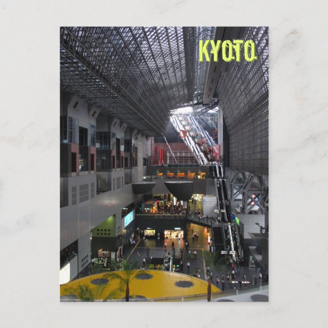 Kyoto Station Interior Postcard (Front)