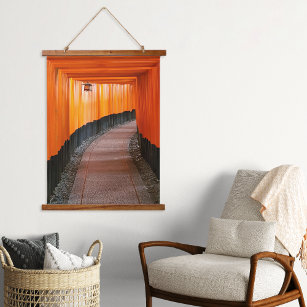 Kyoto Torii Gates Japanese Wall Hanging Tapestry
