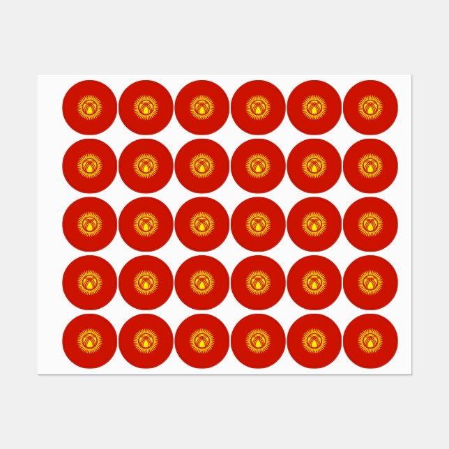 Kyrgyzstan flag (Sheet)