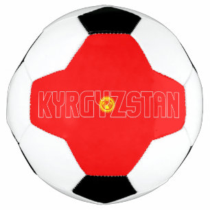 Kyrgyzstan Flag Adorable Patriotic Soccer Ball