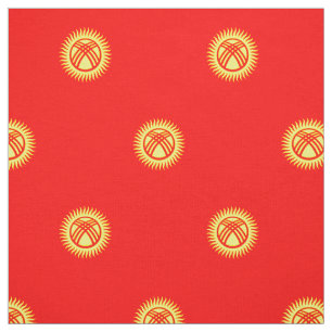Kyrgyzstan Flag Fabric