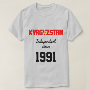 Kyrgyzstan Flag Independence Celebration T-Shirt