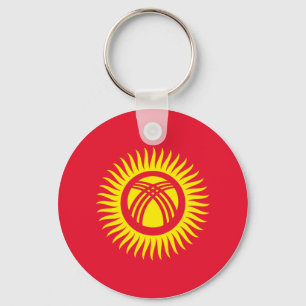 Kyrgyzstan Flag Key Ring