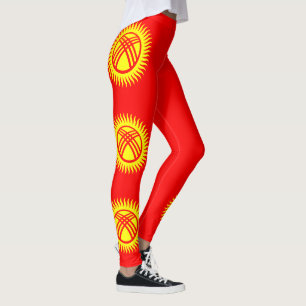 Kyrgyzstan Flag Leggings