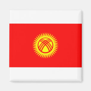 Kyrgyzstan Flag Magnet