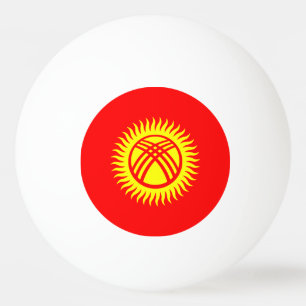 Kyrgyzstan Flag Ping Pong Ball