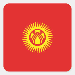 Kyrgyzstan Flag Sticker