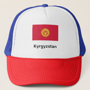 Kyrgyzstan Flag Trucker Hat
