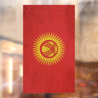 Kyrgyzstan Flag Vintage Design