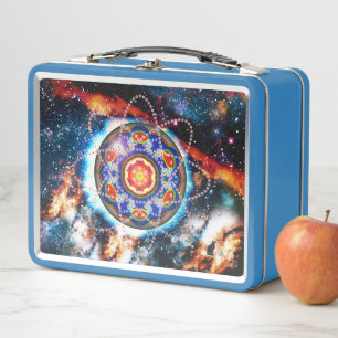 Kyron Orbz Metal Lunch Box