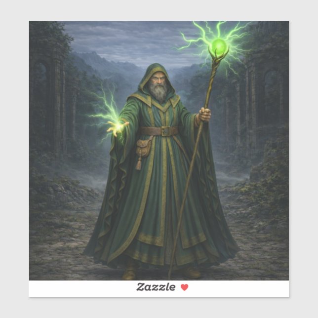 Kyrzon Sigil Sticker – Mystical Symbol Art for Fan (Sheet)