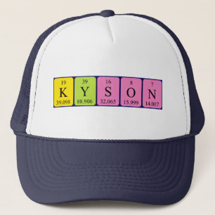 Kyson periodic table name hat