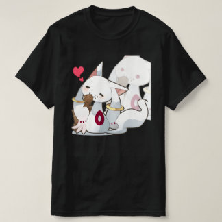 Kyubey with eat fish T-Shirt