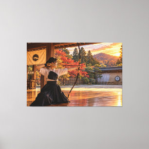 Kyudo – Traditional Japanese Archery Canvas Print