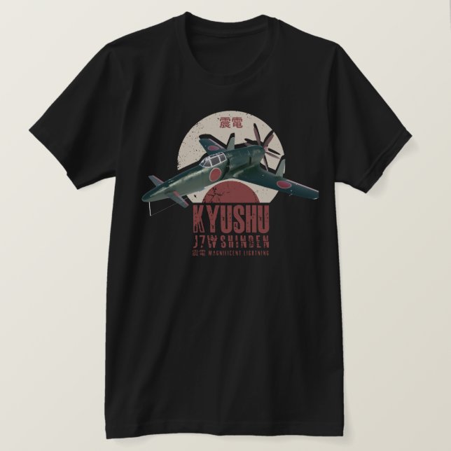 Kyushu J7W Shinden T-Shirt (Design Front)