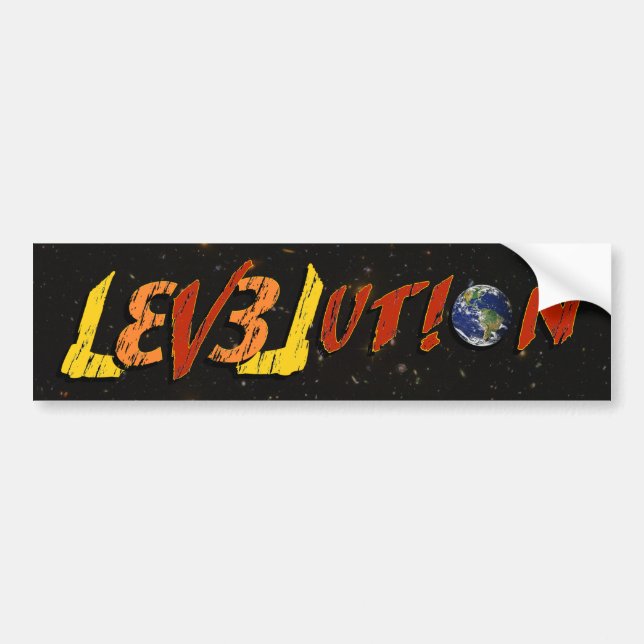 L3V3LUT!ON BUMPER STICKER (Front)