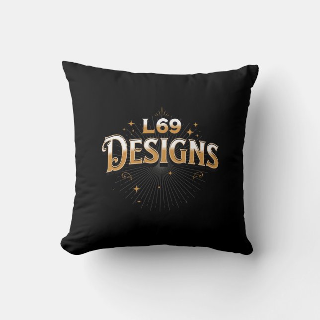 "L69 DESIGNS" logo                                 Cushion (Front)