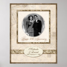 L744 11x14 50th Anniversary Personalised w Photo