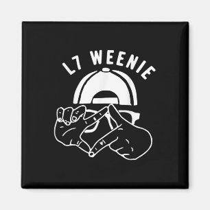 L7 Weenie Baseball Softball Season Apparel Magnet