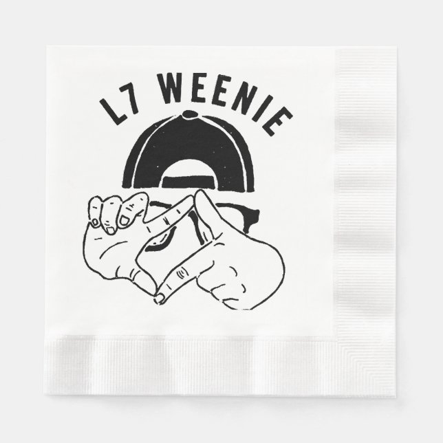 L7 Weenie Napkin (Front)
