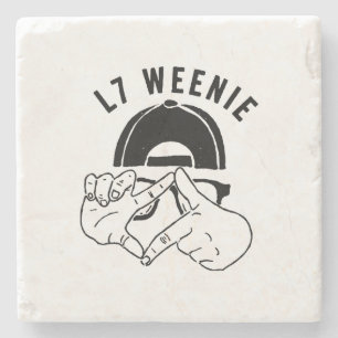 L7 Weenie Stone Coaster