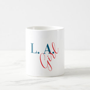 L. A. Girl Los Angeles Modern Minimalist Plain Coffee Mug